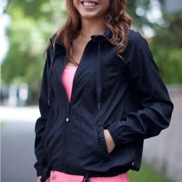 Lululemon Women's Black Transition Swing Style Jacket Size 12 2747 - Picture 1 of 16